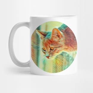Curious floppy cat Mug